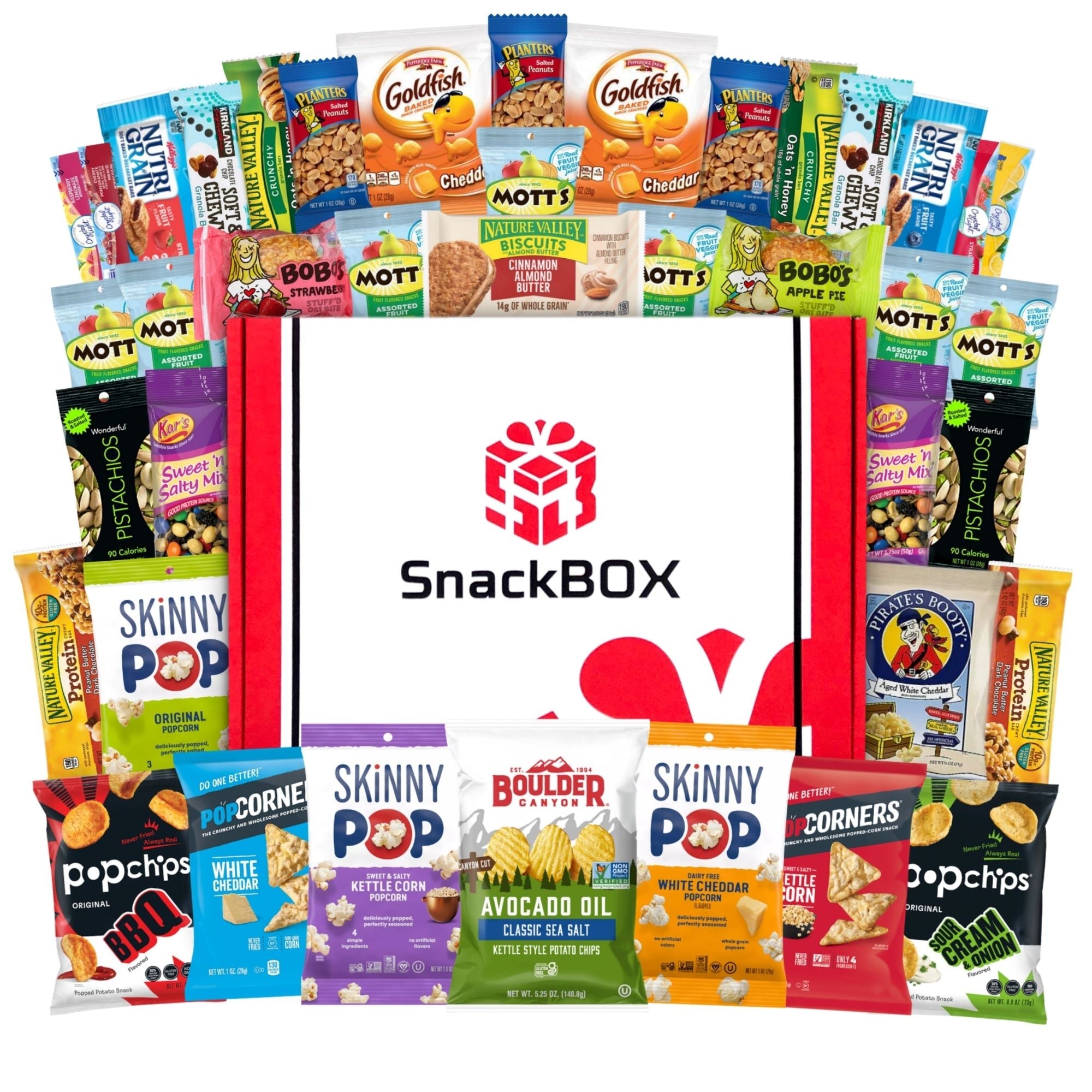 Healthy Snacks Assortment Care Package (40 Snacks)