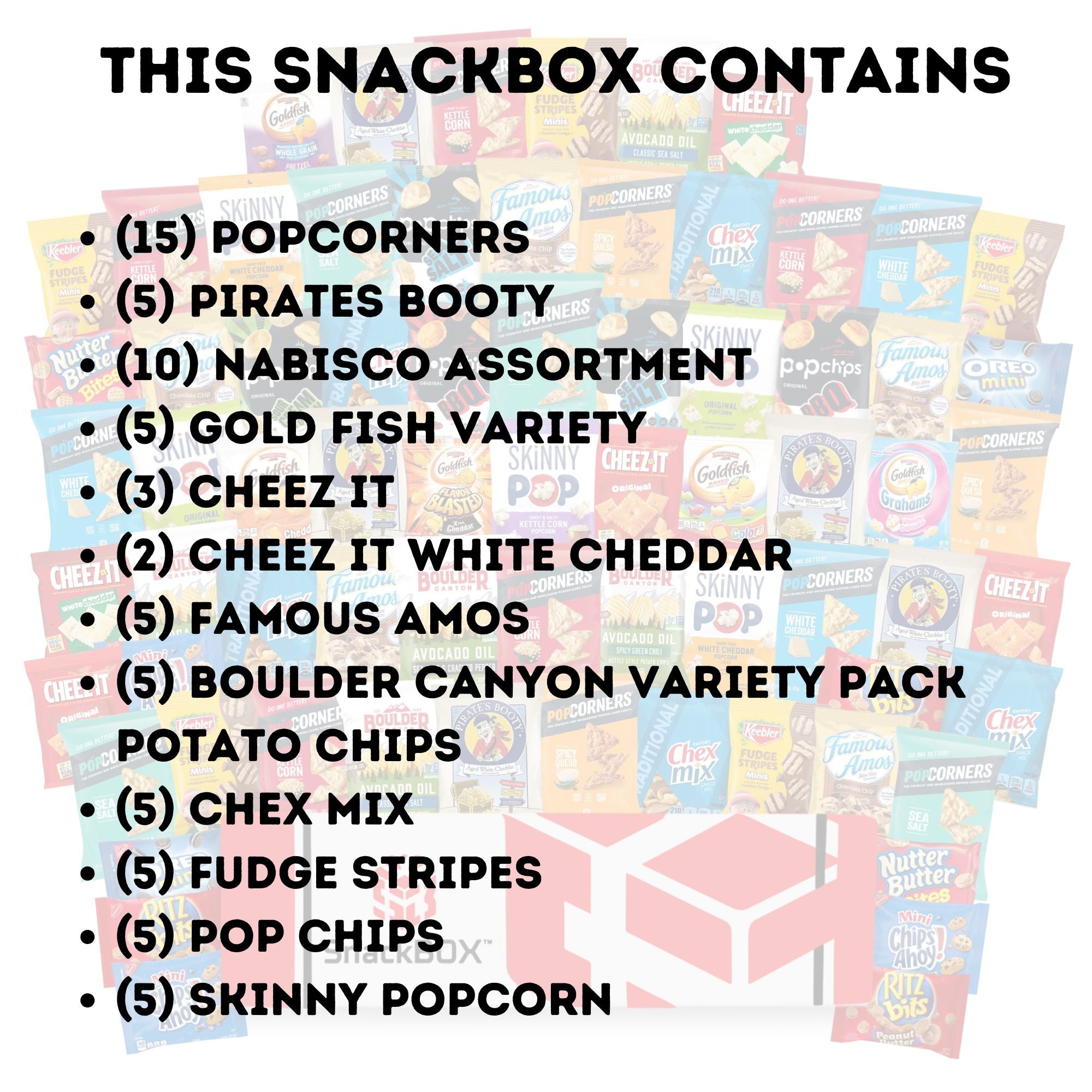 OFFICE CHIPS & COOKIES CATERING VARIETY CARE PACKAGE (70 Snacks)