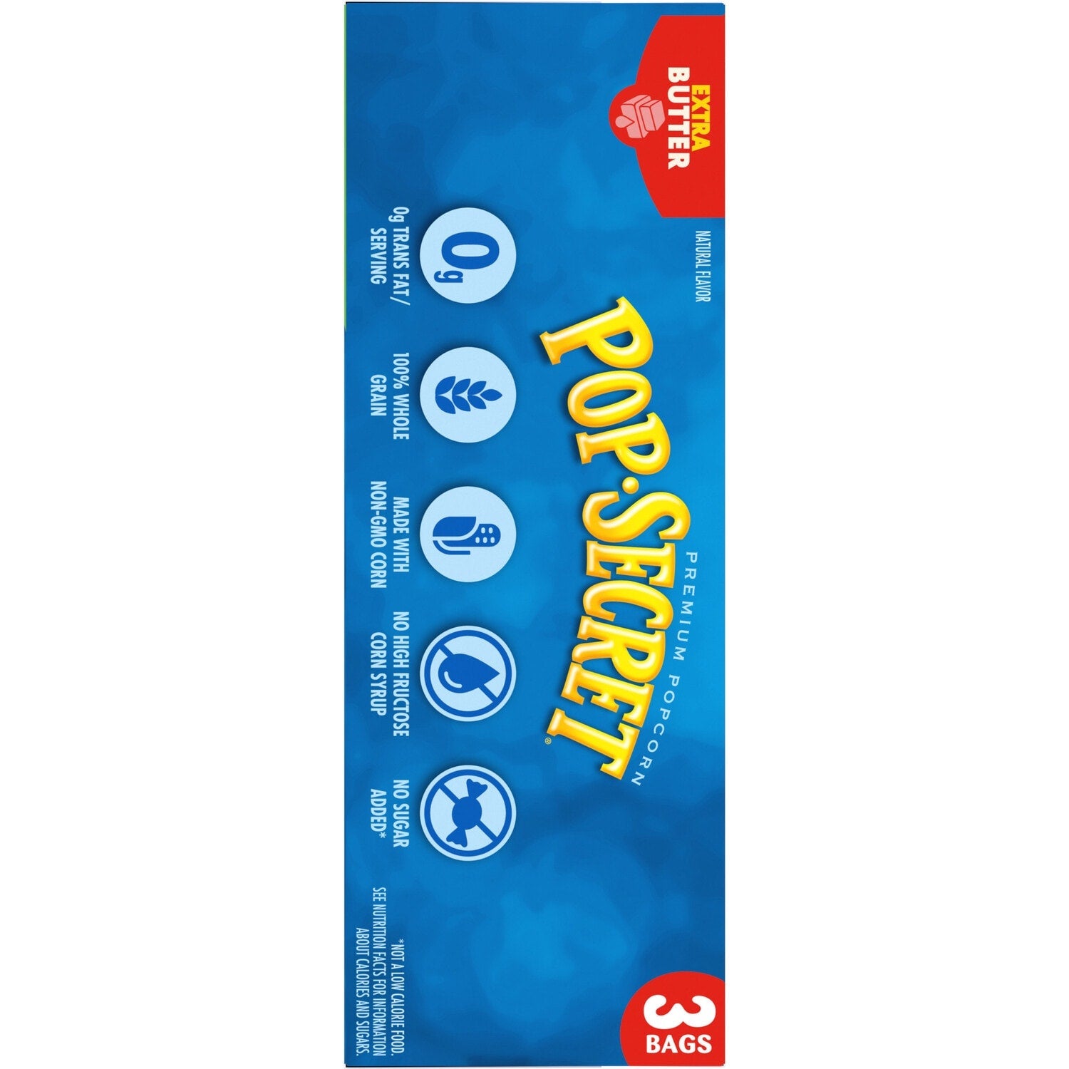 Pop Secret Popcorn - Extra Butter Microwave Popcorn, 1.75-oz. Snack Bags, 3 ct.