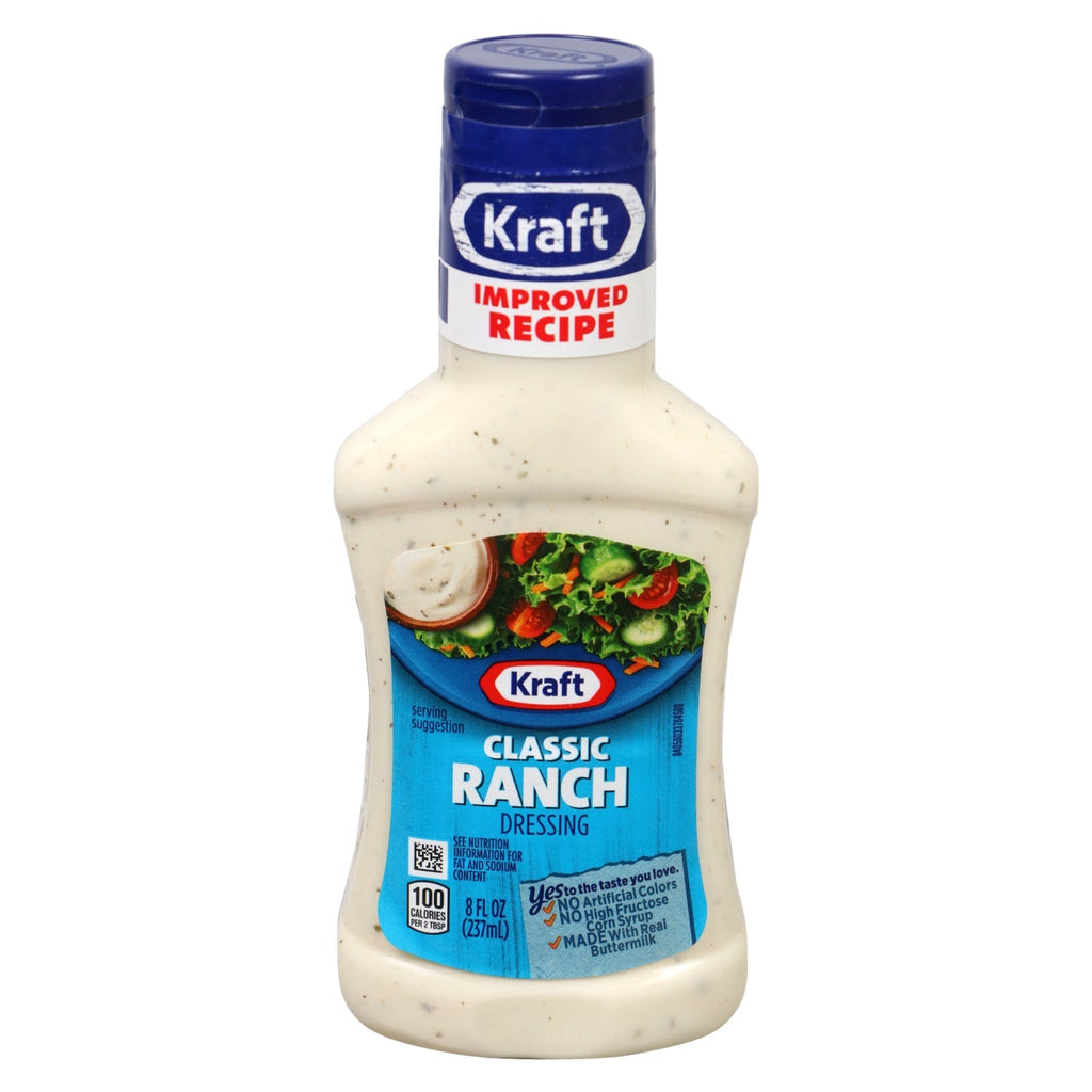 Kraft Classic Ranch Salad Dressing, 8 oz. Bottles