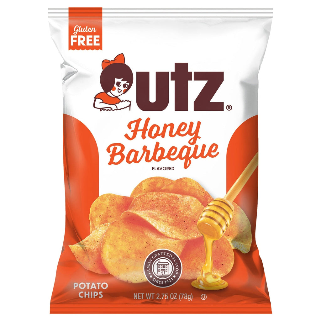 Utz Honey Barbeque Flavored Potato Chips 2.75 oz