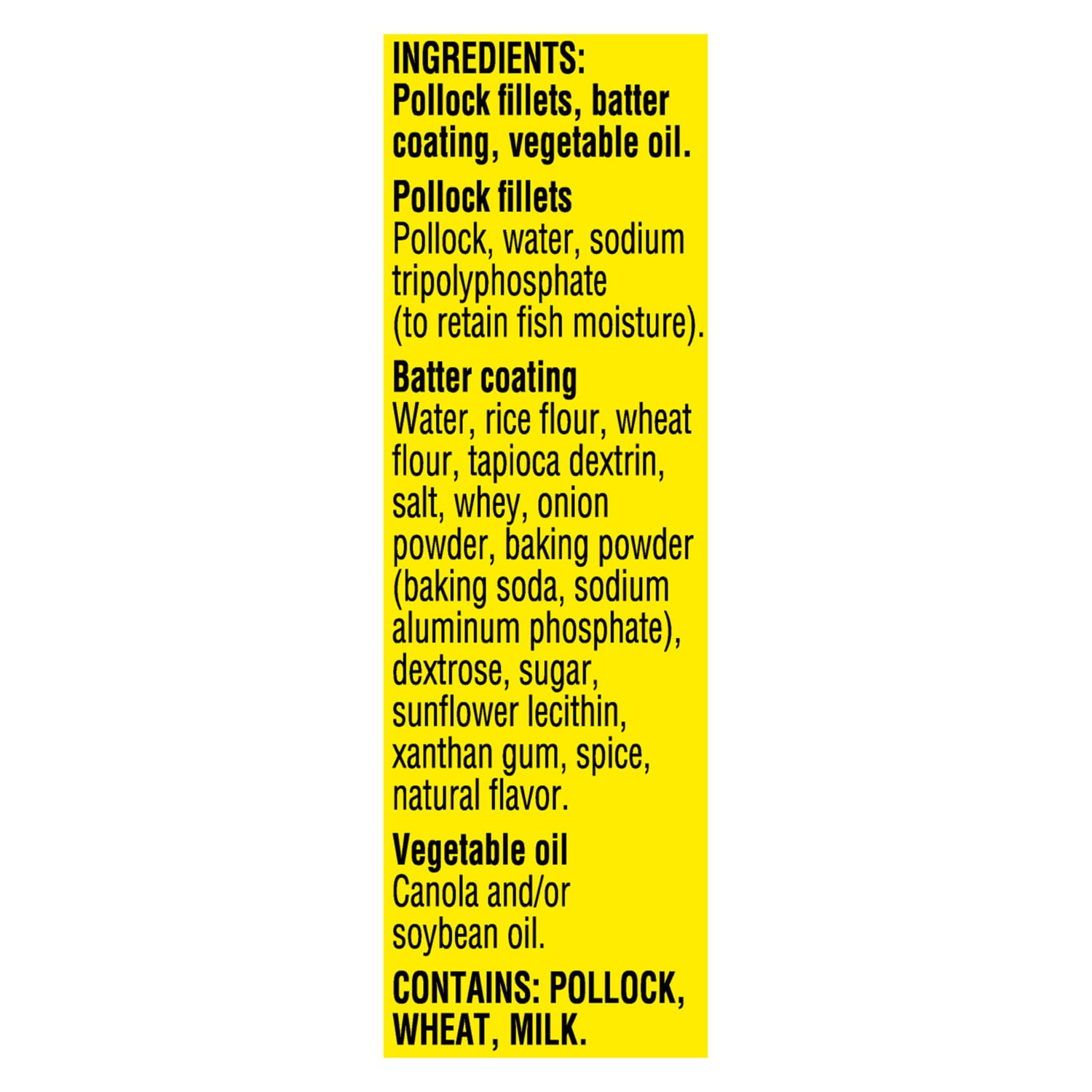 Gorton's Frozen Crispy Battered Wild-Caught Fish Fillets, 6 ct.