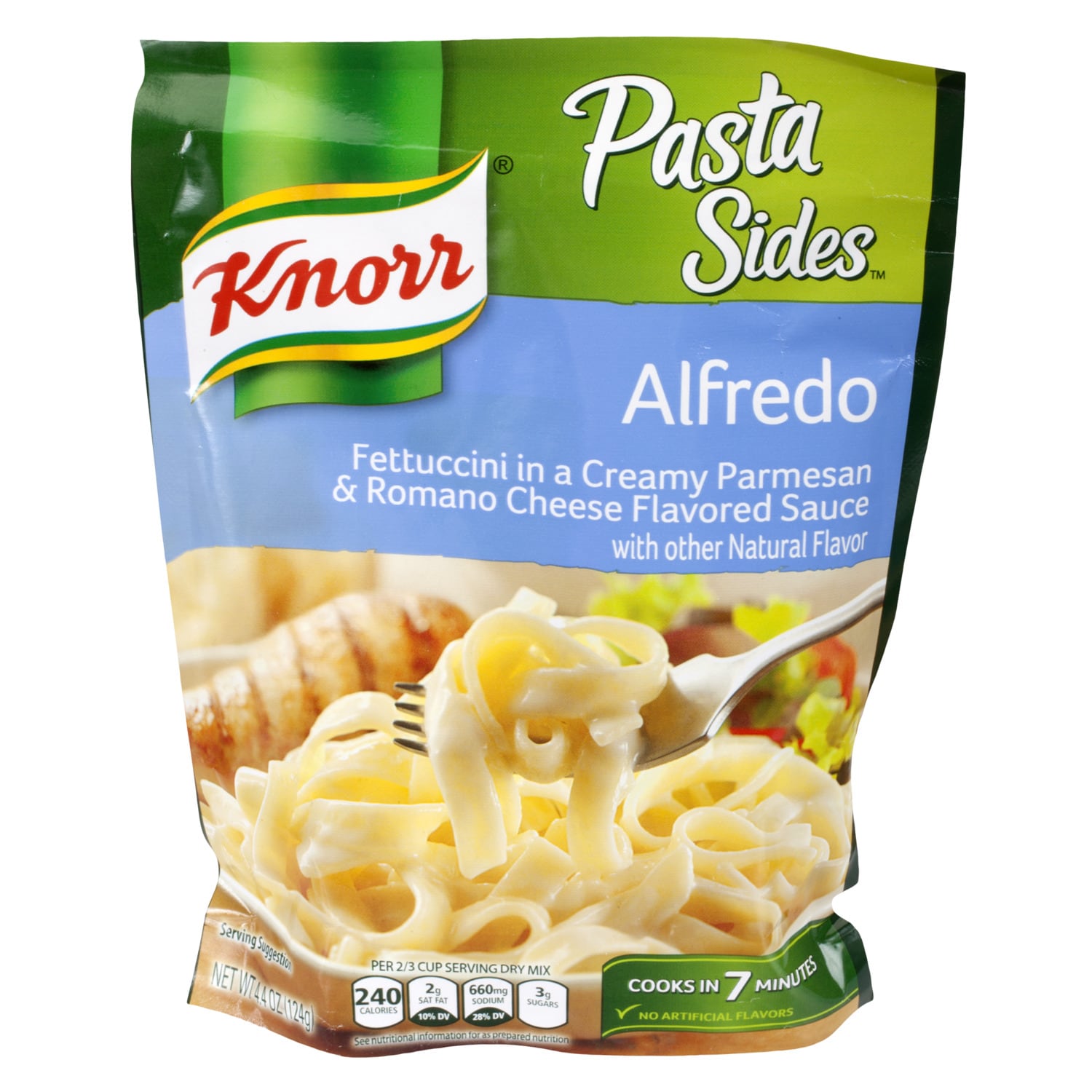 Knorr Alfredo Pasta Sides, 4.4 oz. Bags