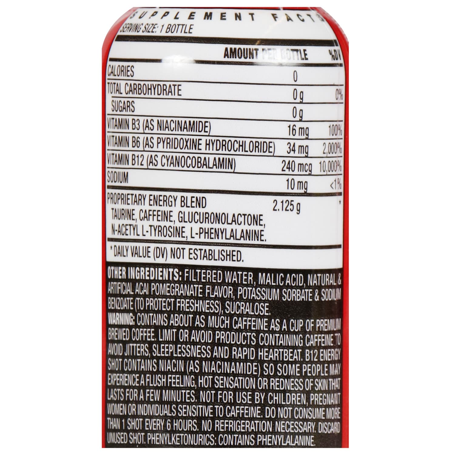 Stacker 2 B-12 Vitamin Shots, 2 oz. Bottles