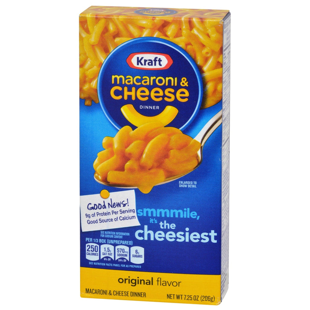 Kraft Mac &amp; Cheese Dinners, 7.25 oz. Boxes