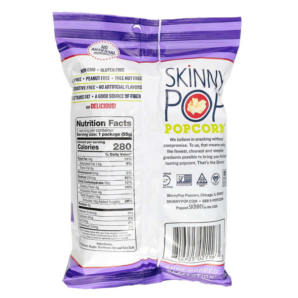SkinnyPop Sweet and Salty Kettle Popcorn, 1.9 oz. Bags