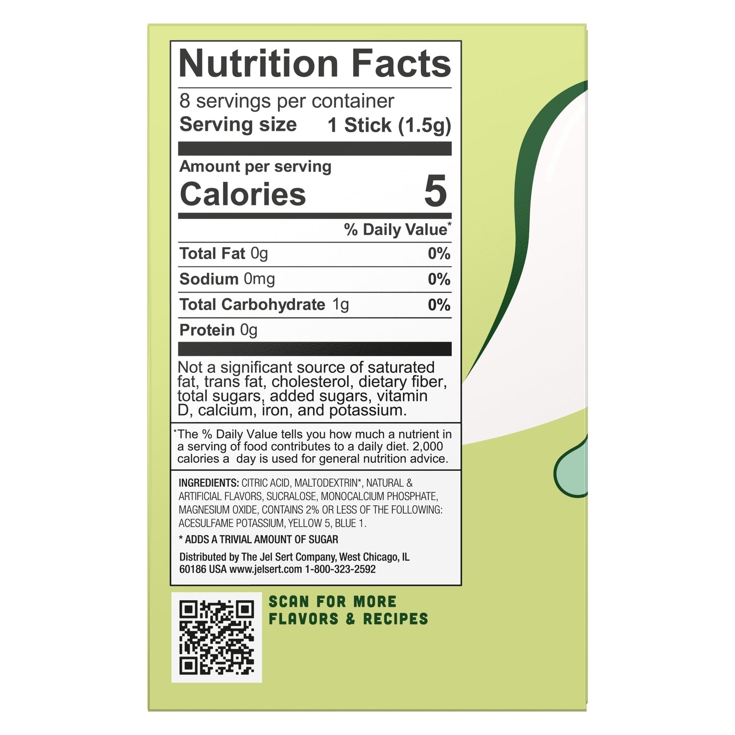 Wylerâs Light Kiwi Lime Drink Mix Sticks, 8-ct.