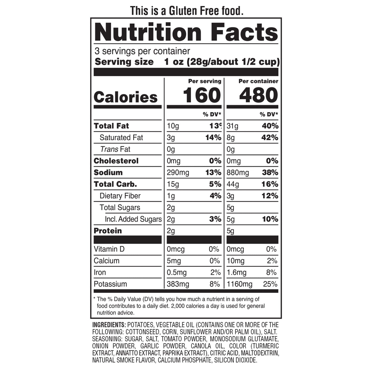Better Made Potato Sticks Sweet BBQ, 3-oz.