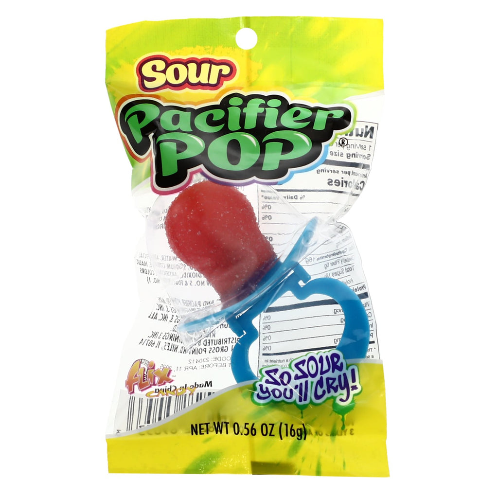Sour Pacifier Pops Assorted, 0.56-oz. Packs