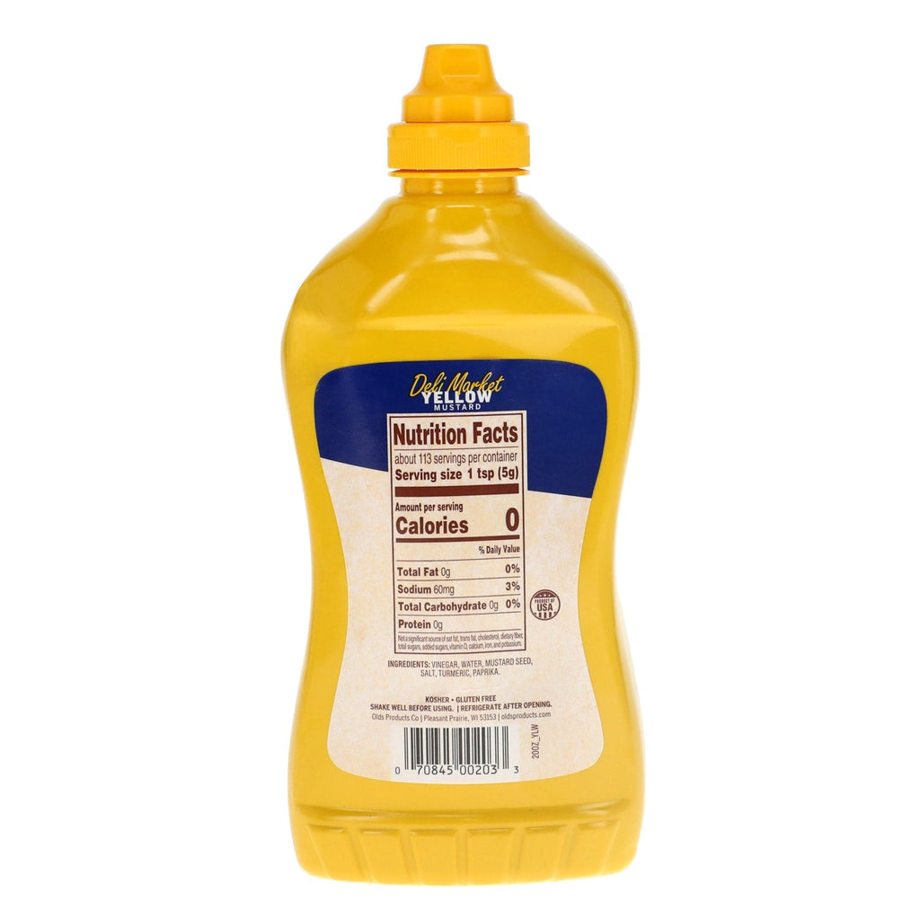 Deli Market Yellow Mustard, 20-oz. Bottles