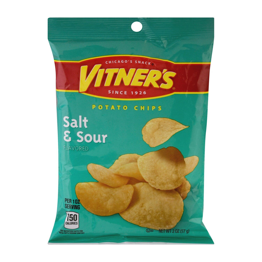 Vitnerâs Salt &amp; Sour Potato Chips, 2 oz. Bag