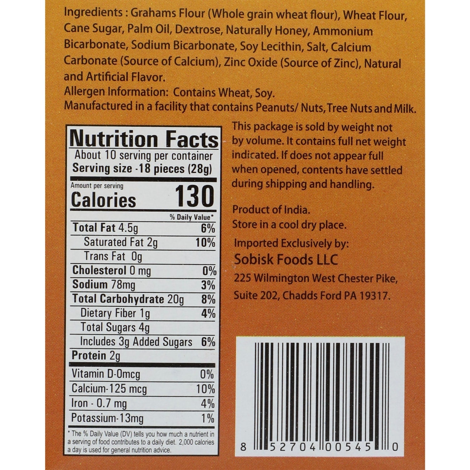 Sobisk Honey Graham Cracker Bear Cookies, 10-ct. Packs