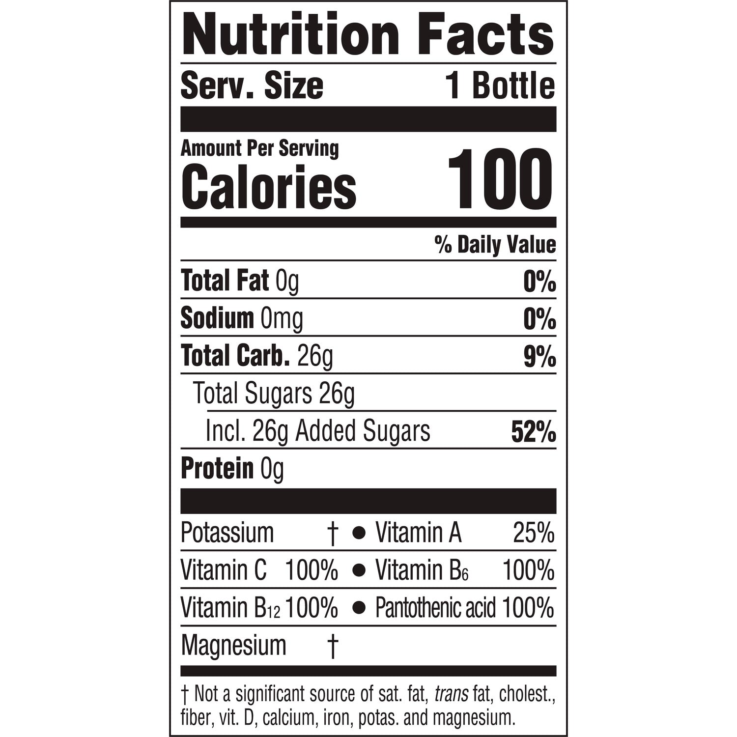 Kiwi Strawberry Flavored Glaceau Vitamin Water, 1-ct.