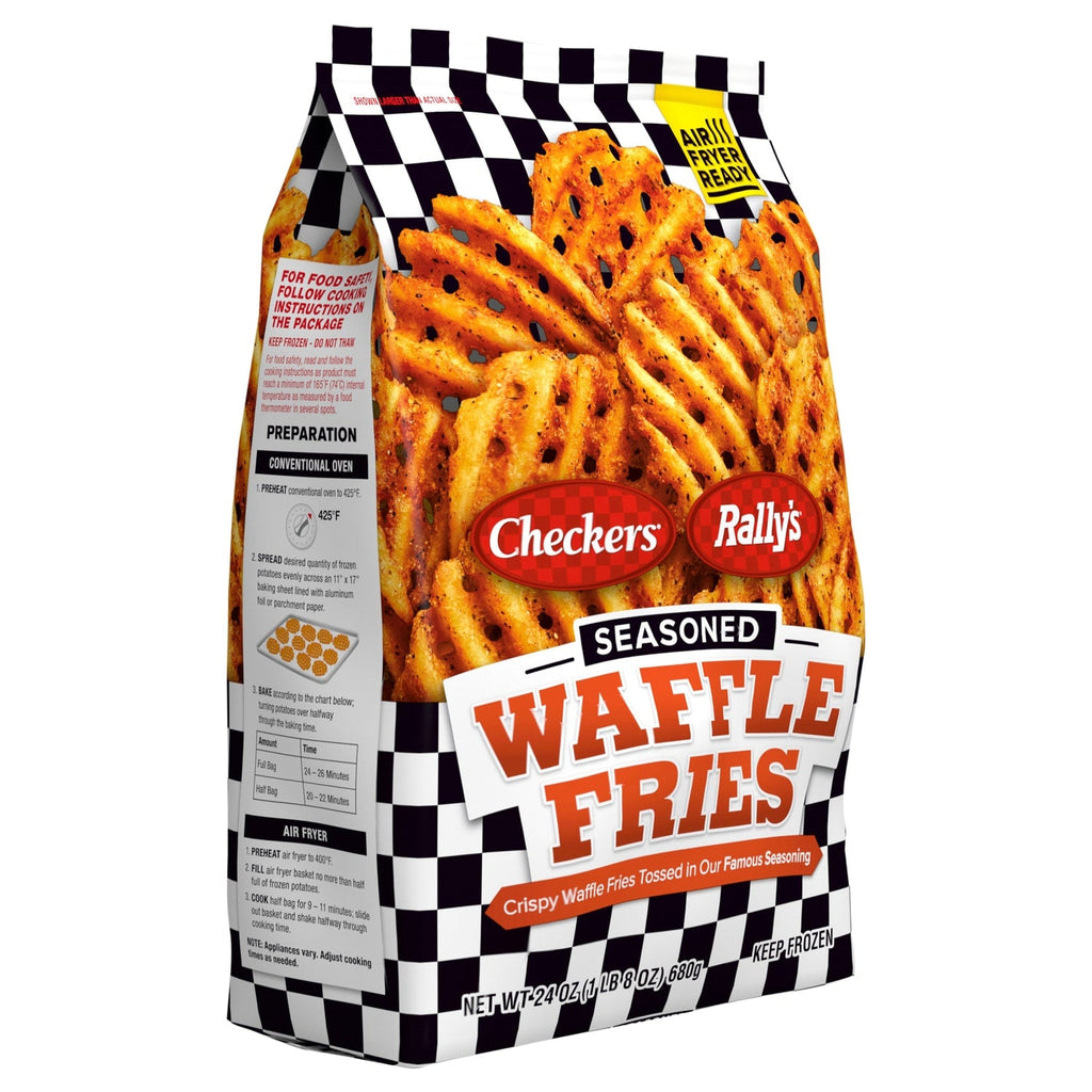 Lamb Weston Checkers/Rally's Seasoned Waffle Fries 24 oz