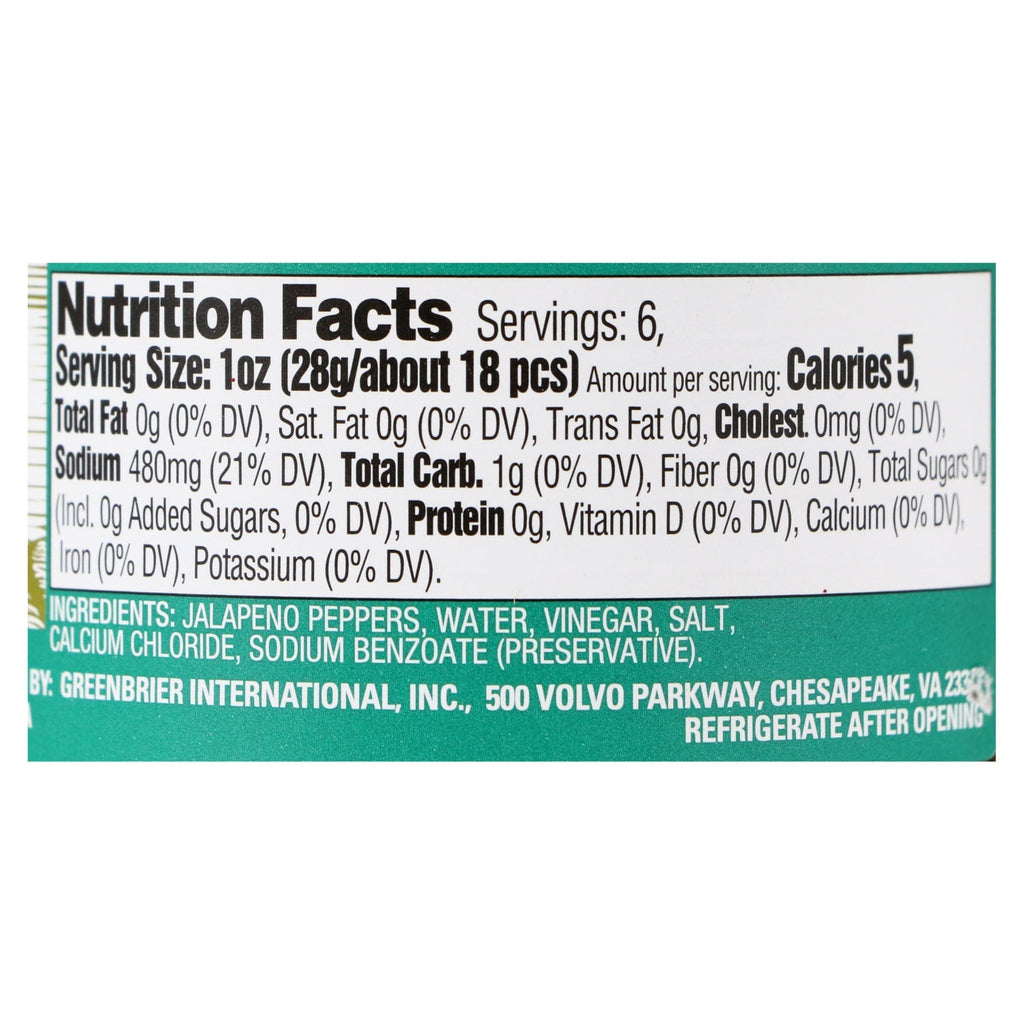 Breckenridge Farms JalapeÃ±o Slices, 11.5-oz.