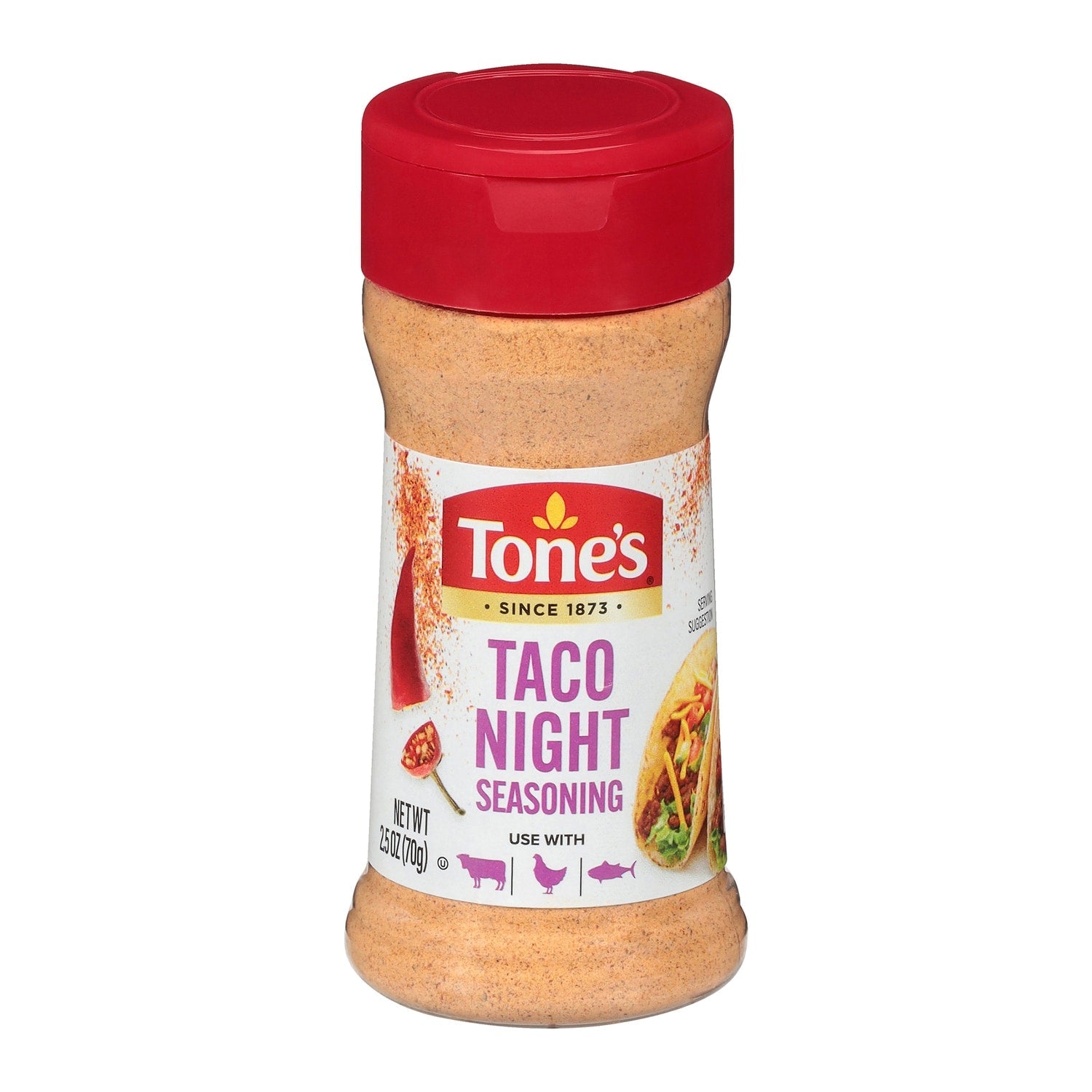 Tone's Taco Night Seasoning, 2.5 oz.