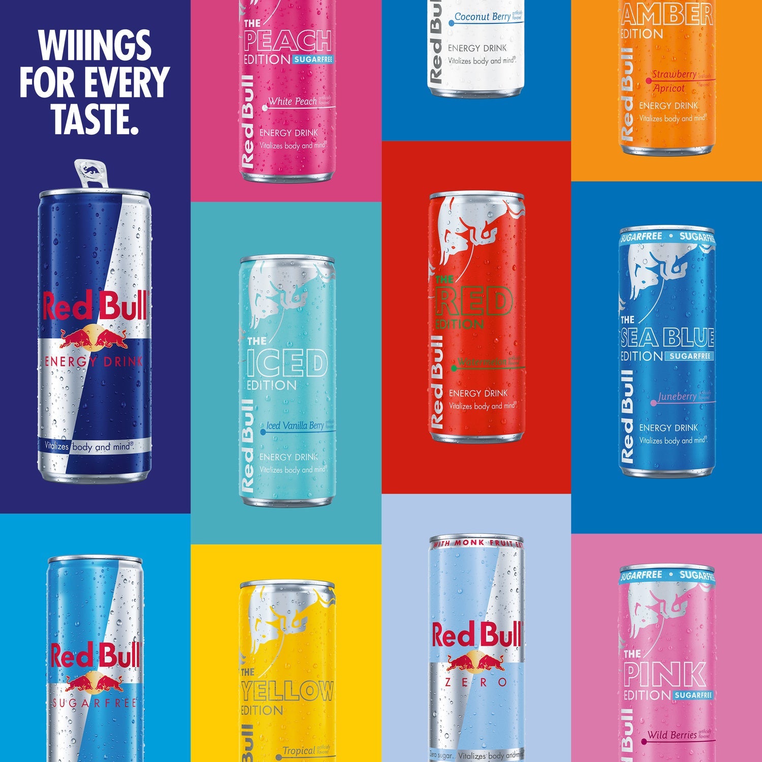 Red Bull Red Edition Energy Drink, Watermelon, 114mg Caffeine, 12 fl oz Can