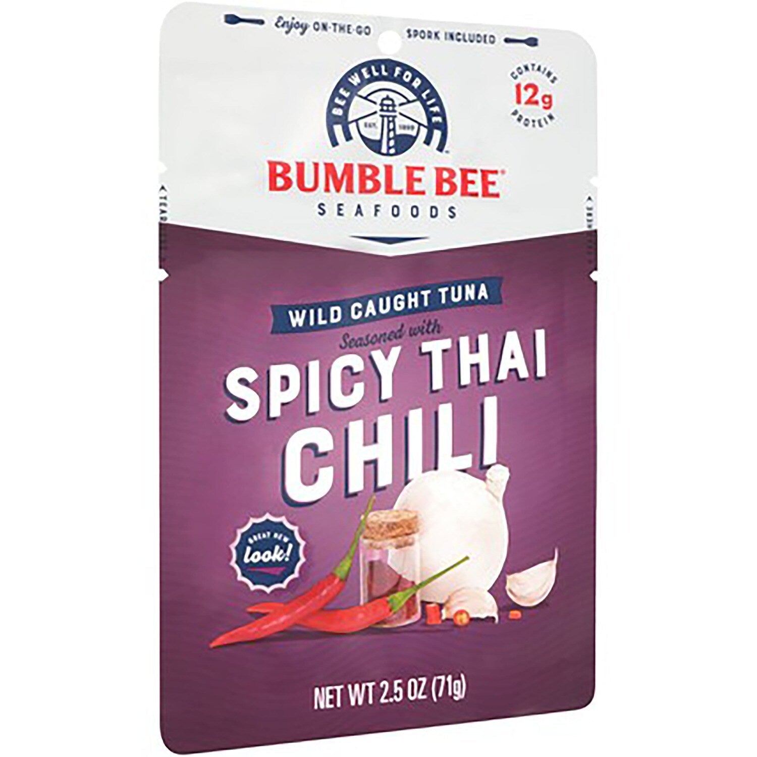 Bumble Bee Spicy Thai Chili Tuna, 2.5 oz. Pouches