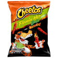 Cheetos Crunchy Cheese Flavored Snacks Flamin' Hot Limon Flavored 2 Oz