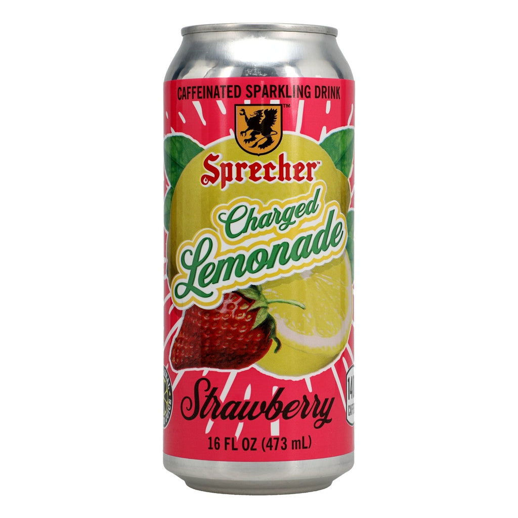 Sprecher Strawberry-Flavored Charged Lemonade, 1-ct.