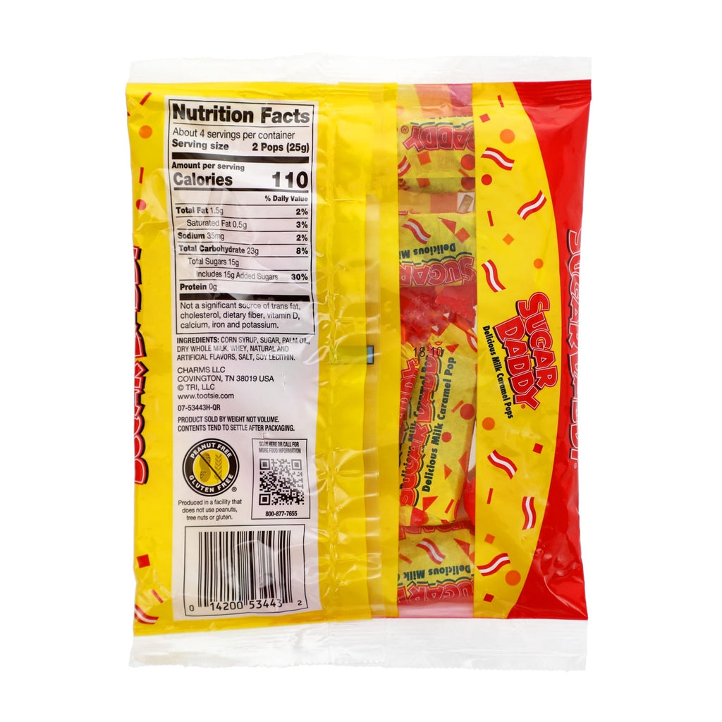 Charms Sugar Daddy Milk Caramel Pops, 1-ct.