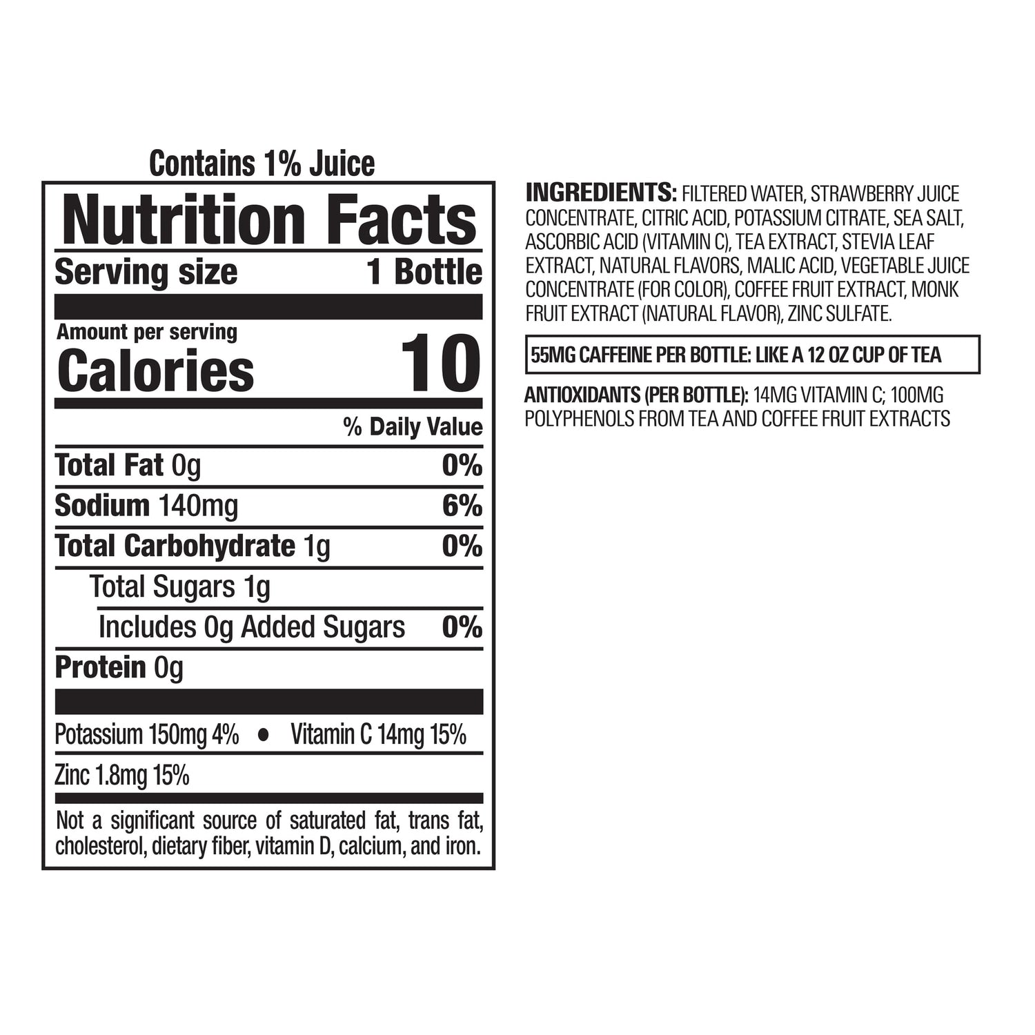 Bai Kupang Strawberry Kiwi Electrolyte, 1-ct.