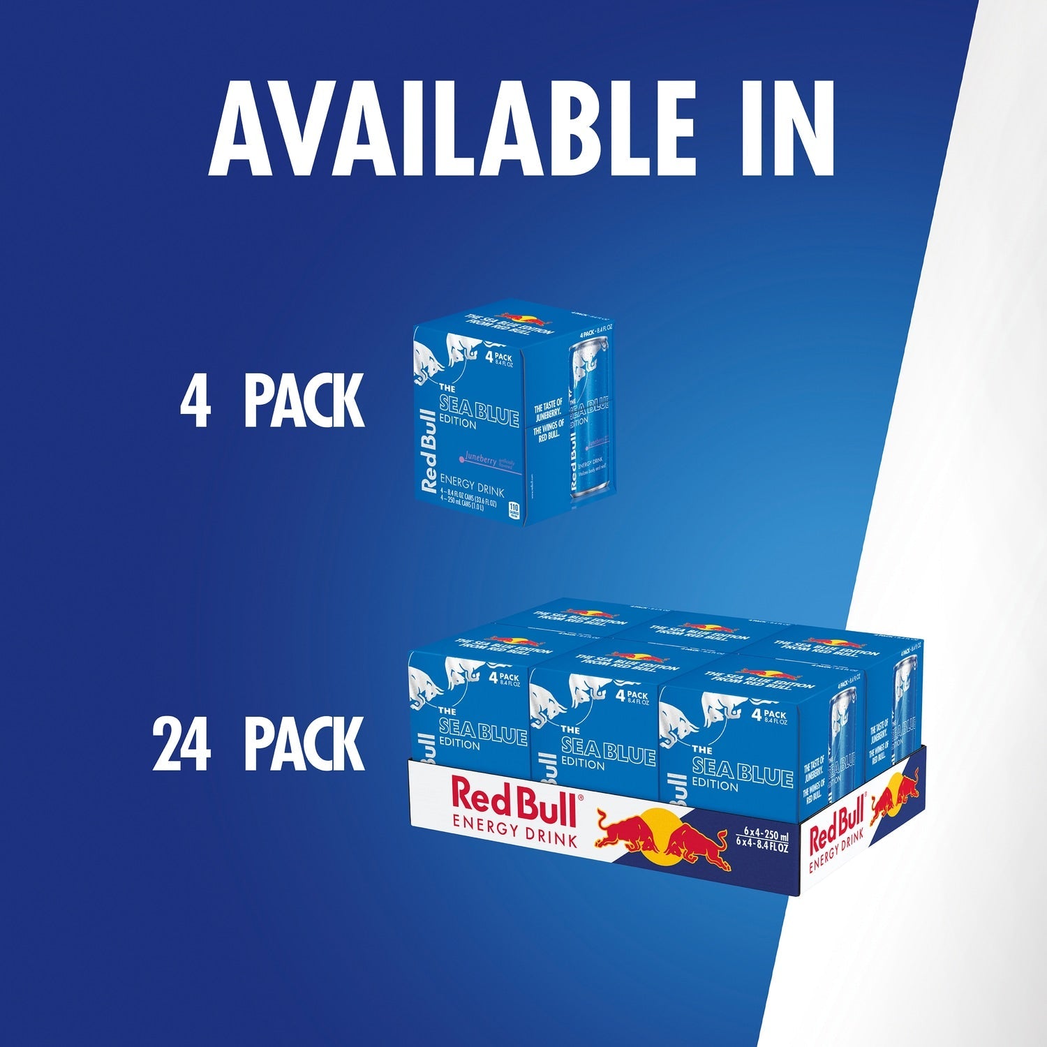 Red Bull Sea Blue Edition Juneberry Flavored Energy Drink, 1-ct.