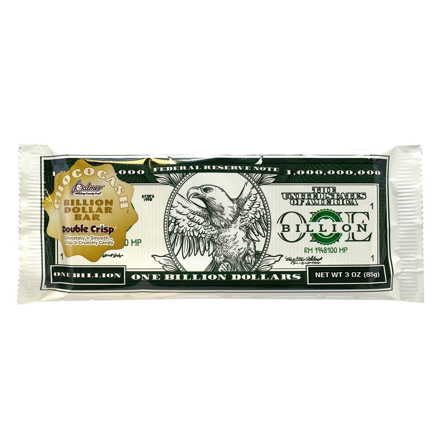 Palmer Chococash Double Crisp Billion Dollar Bar, 1-ct.