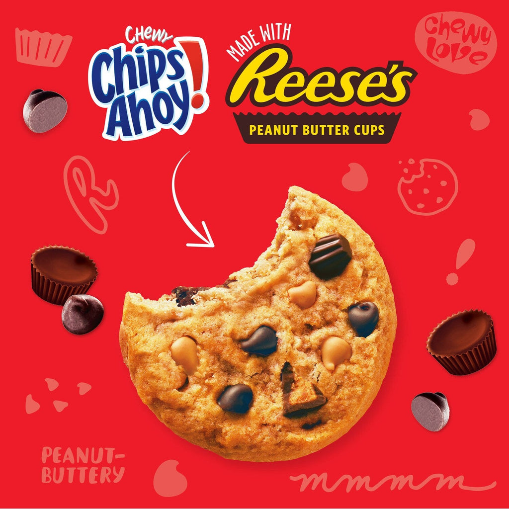 Chips Ahoy! Chewy Chocolate Chip Cookies with Reese's Peanut Butter Cups, 9.5 oz.