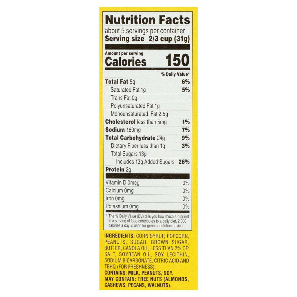 Conagra Brands Crunch ân Munch Buttery Toffee Popcorn with Peanuts, 6 oz.