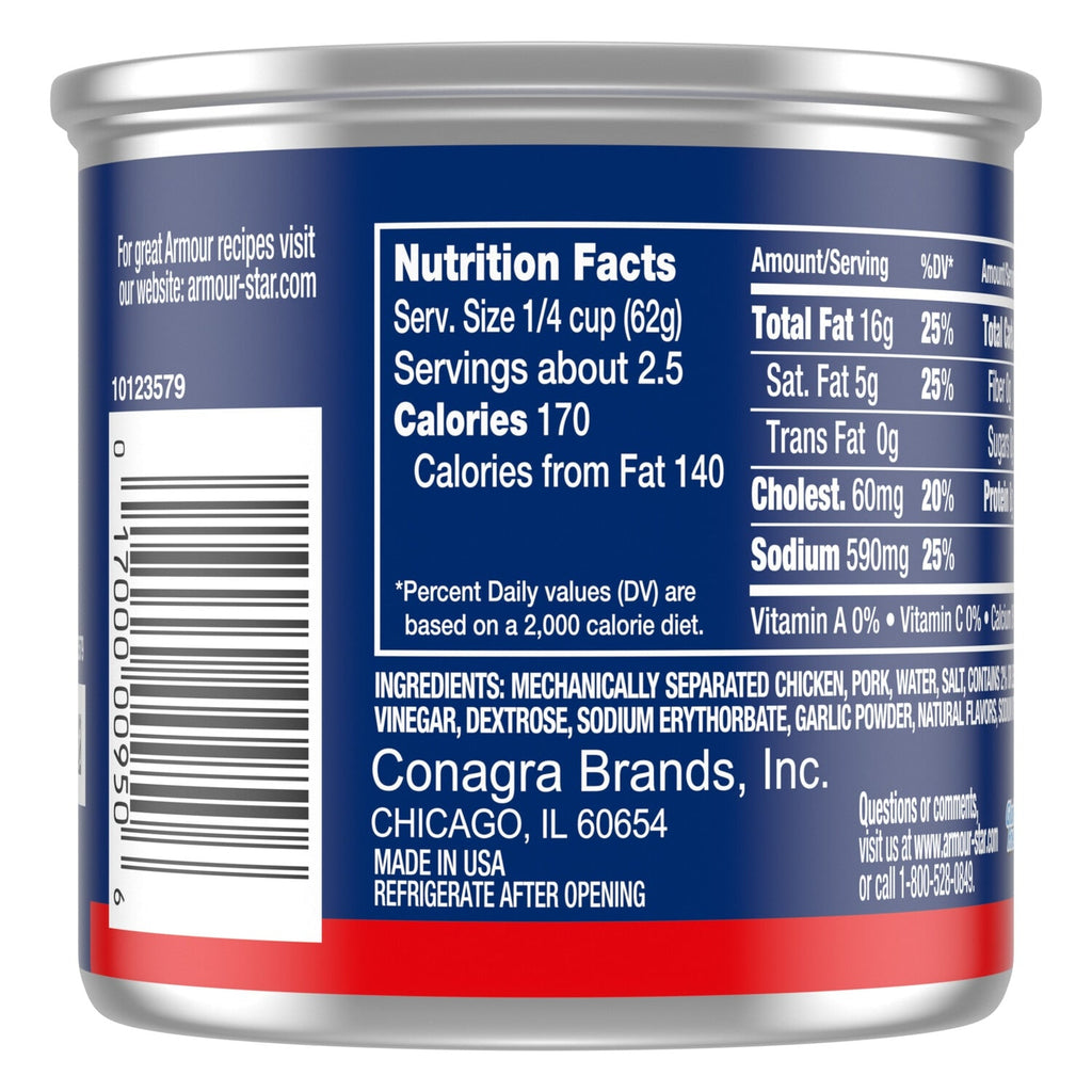 Armour Star Potted Meat, Canned Meat, 5.5 oz.