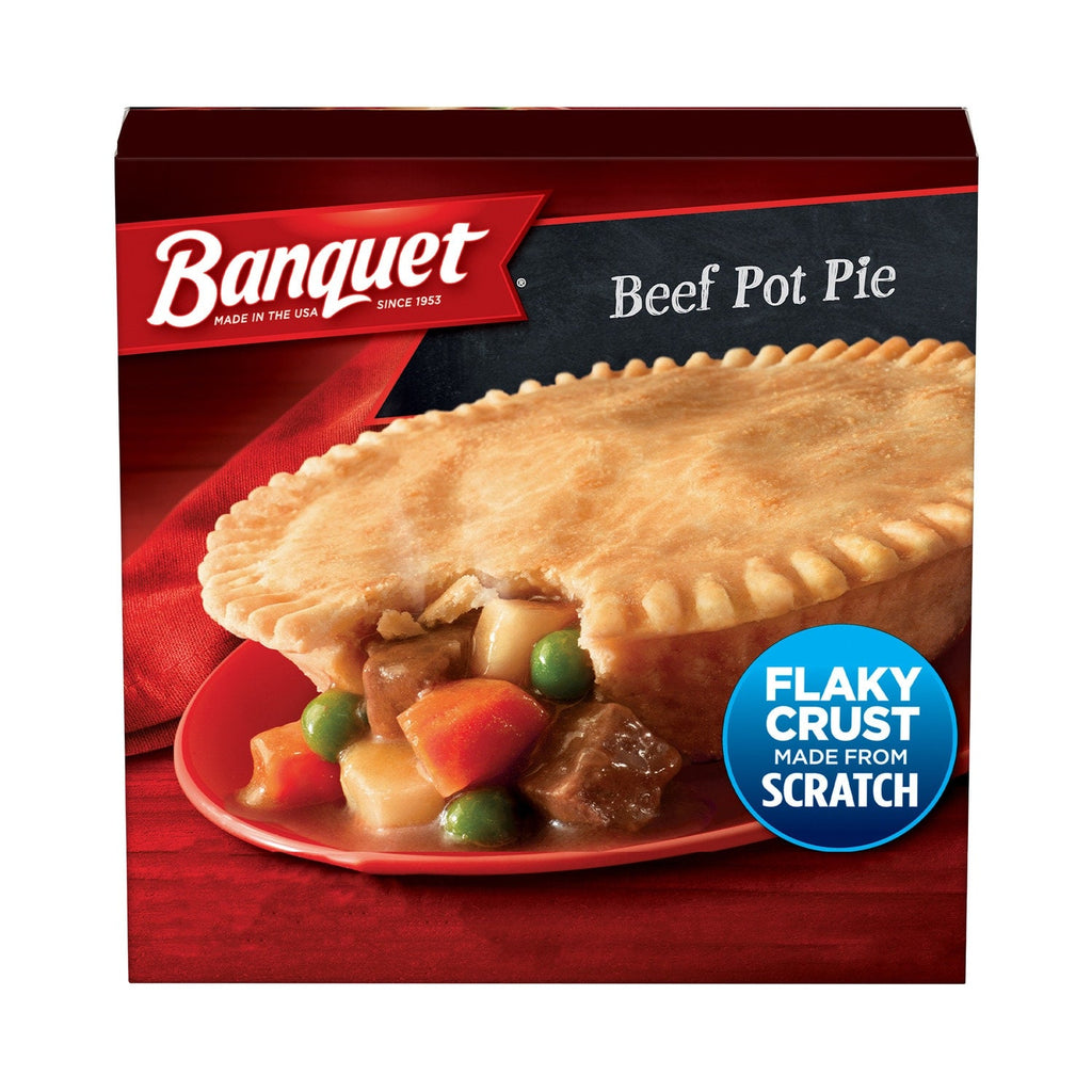 Banquet Beef Pot Pie Frozen Dinner, 7 oz.