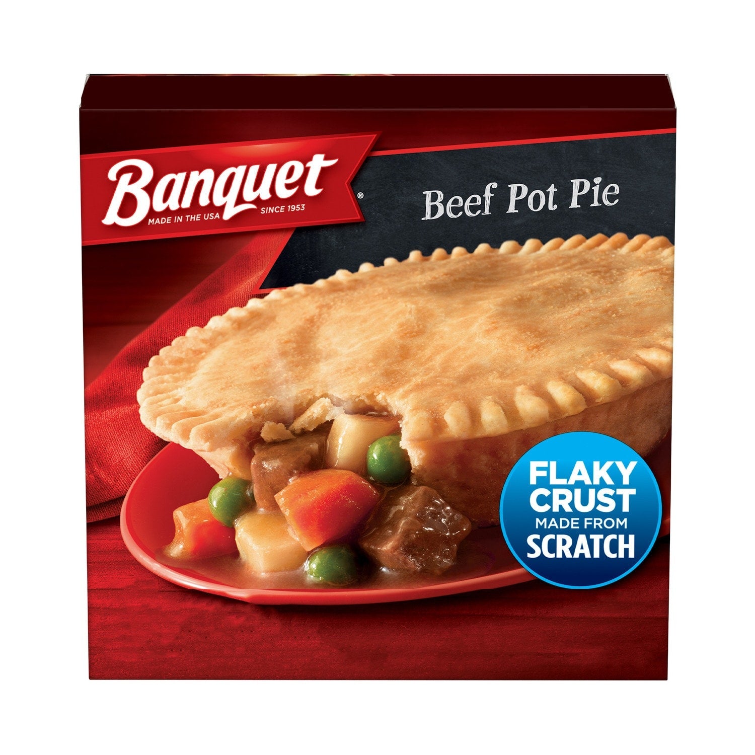 Banquet Beef Pot Pie Frozen Dinner, 7 oz.