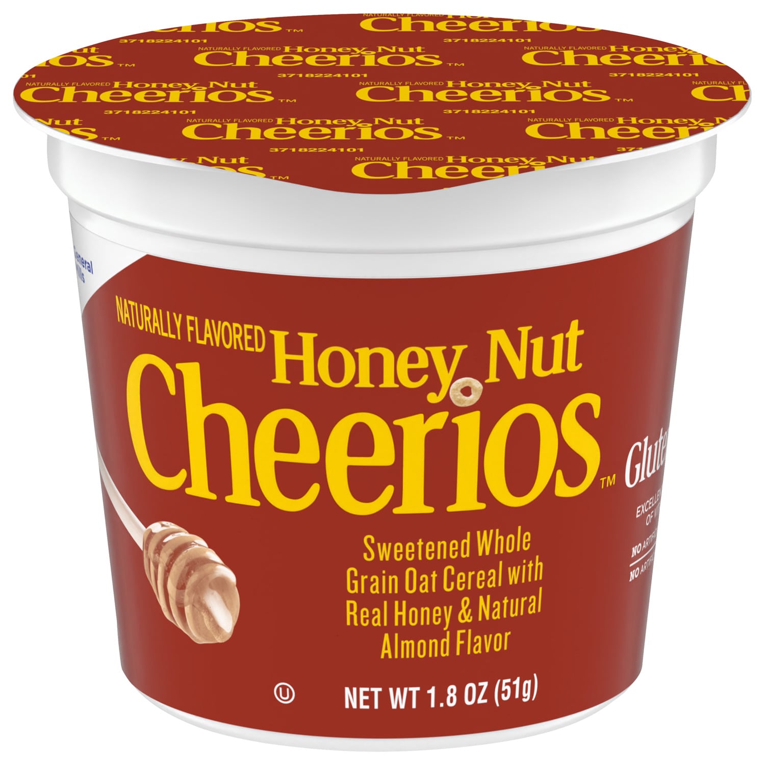 General Mills Honey Nut Cheerios Cup, 1-ct.