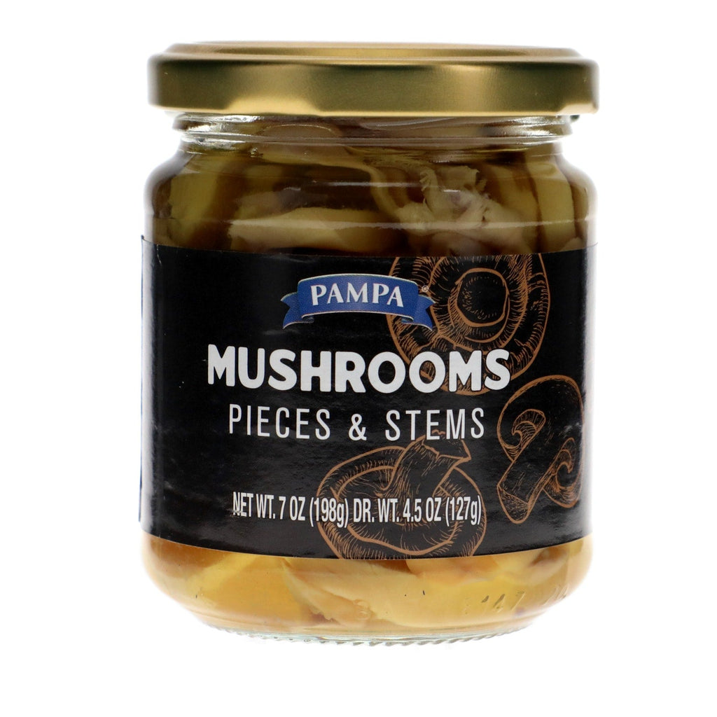 Pampa Mushroom Pieces and Stems, 4.5-oz.