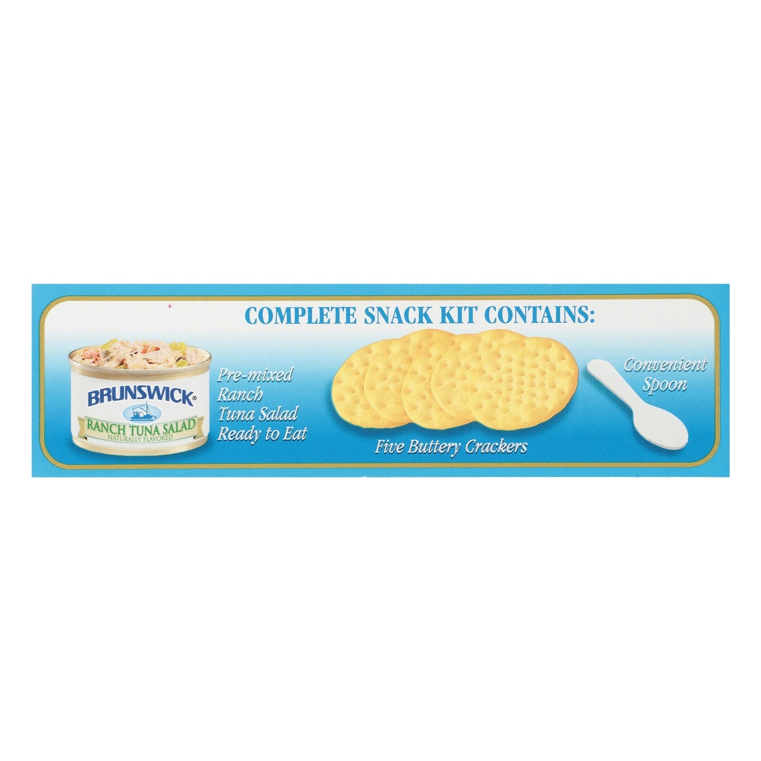 Brunswick Naturally Flavored Ranch Tuna Salad With Crackers, 1-ct.