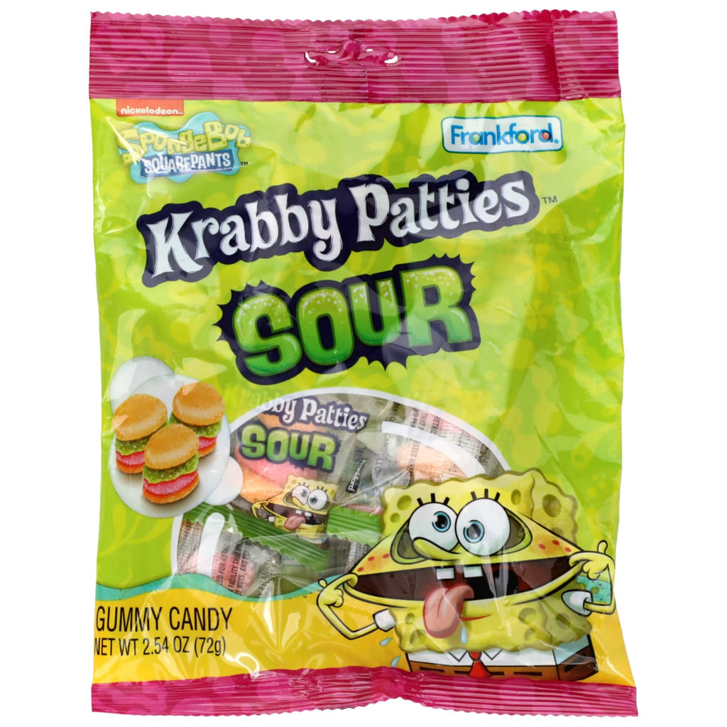 Krabby Patties Sour Gummy Candies, 1-ct.