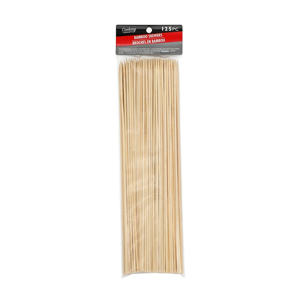 Cooking Concepts Bamboo Skewers, 125-pc Pack.