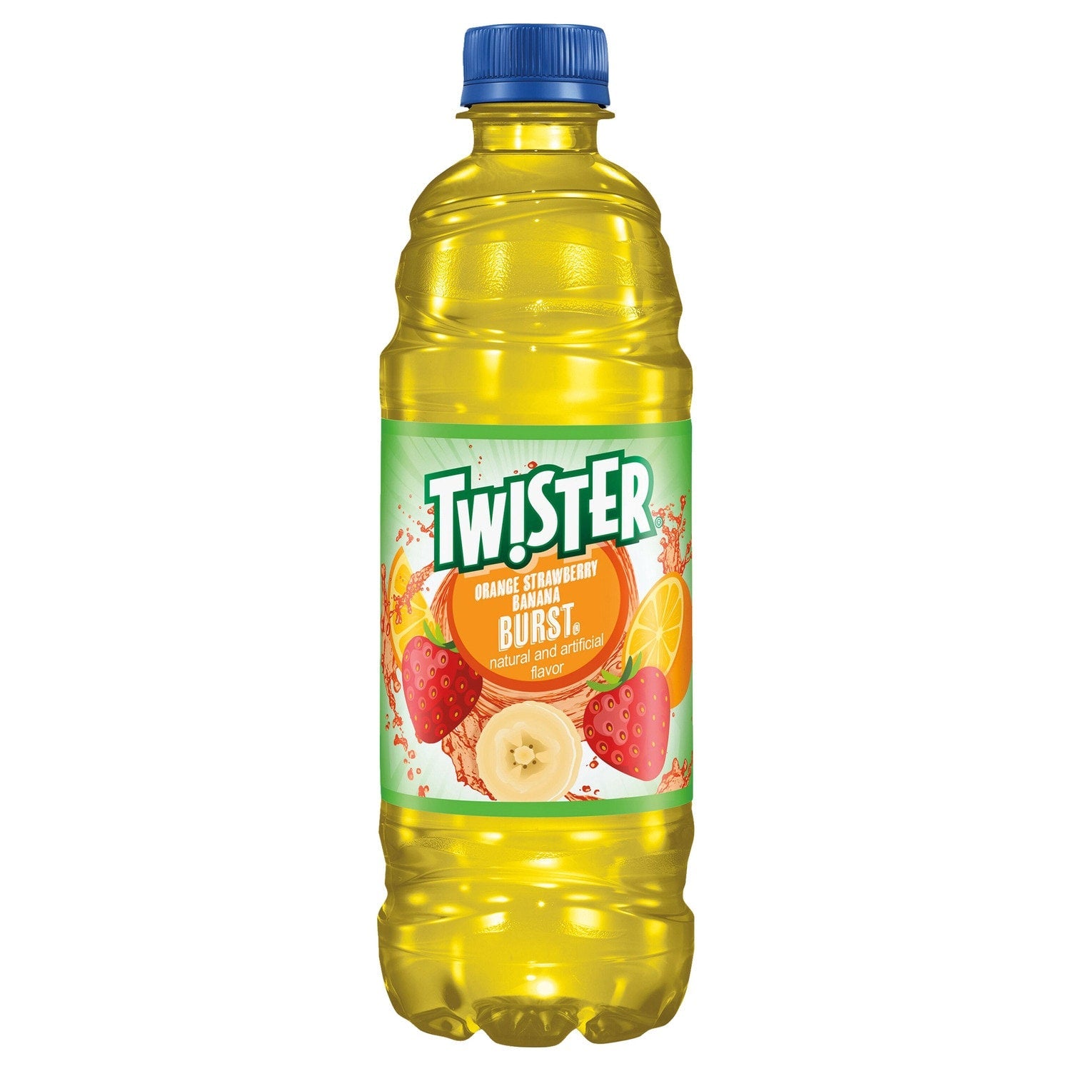 Twister Burst Orange Strawberry Banana Burst Drink, 16.9 fl oz. Bottle