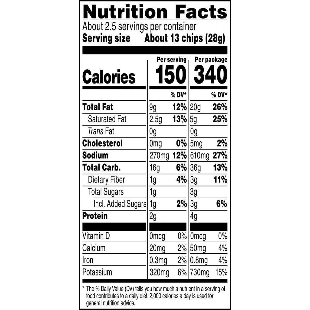 Herr's Sour Cream And Onion Flavored Potato Chips, 1-ct.