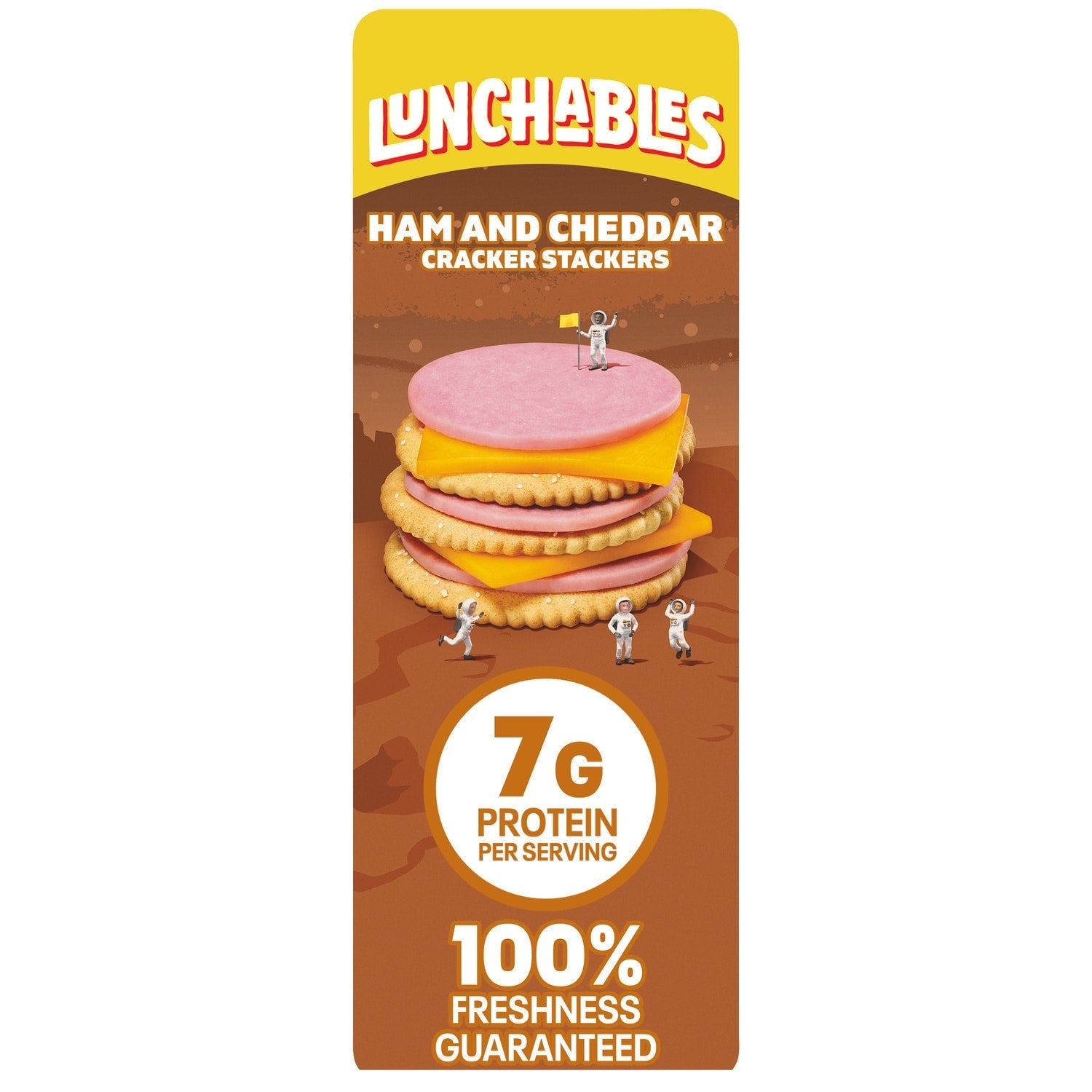 Lunchables Ham and Cheddar Cracker Stackers, 1.9 oz.