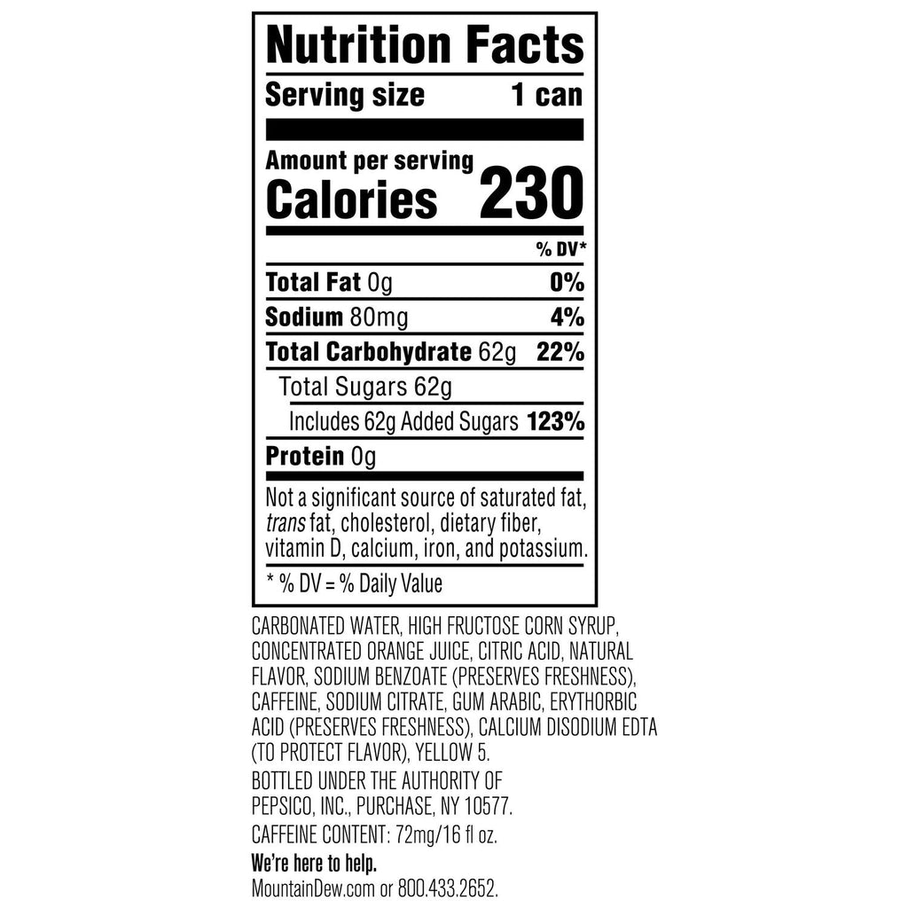 Mountain Dew Soda, 1-ct.