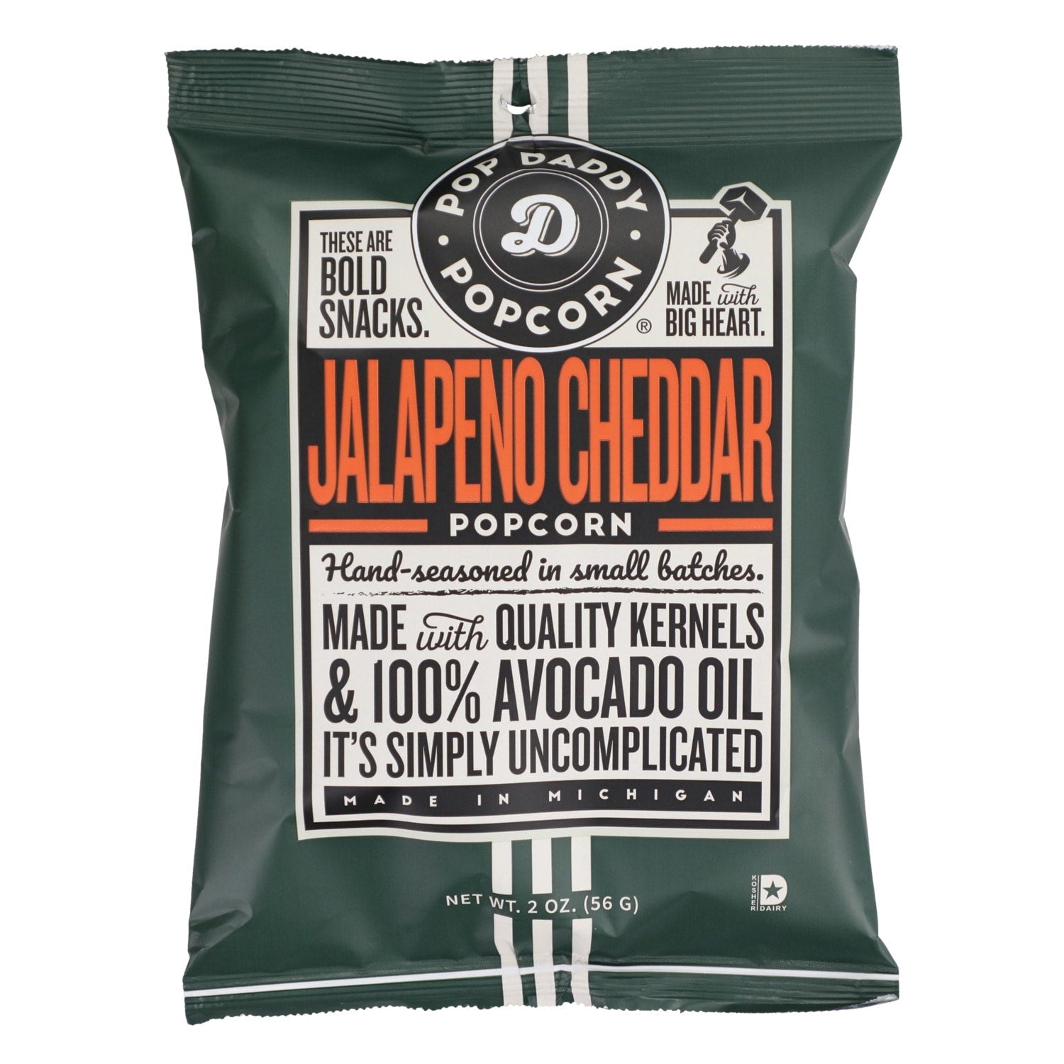 Pop Daddy Jalapeno Cheddar Flavored Popcorn, 1-ct.