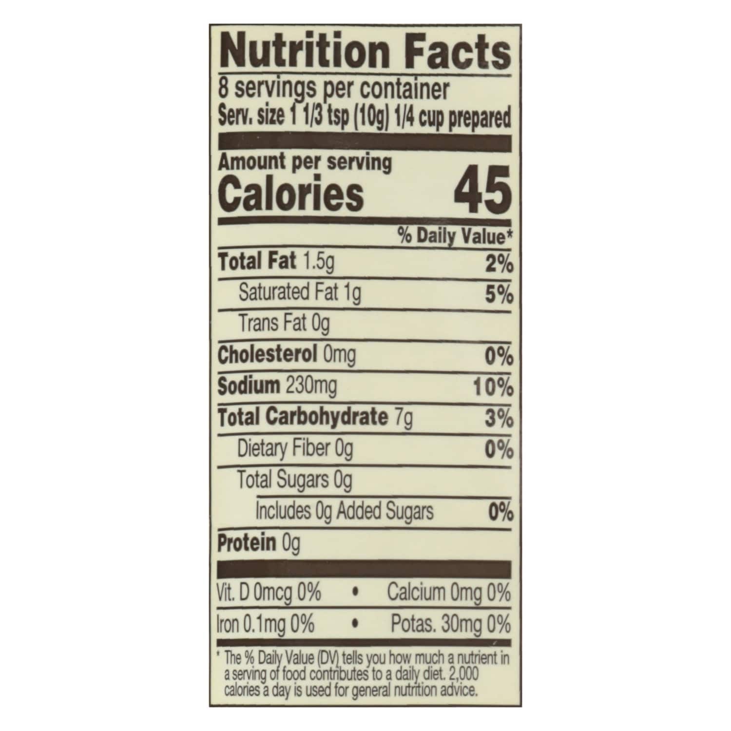 Pioneer Country Gravy Mix 2.75 oz