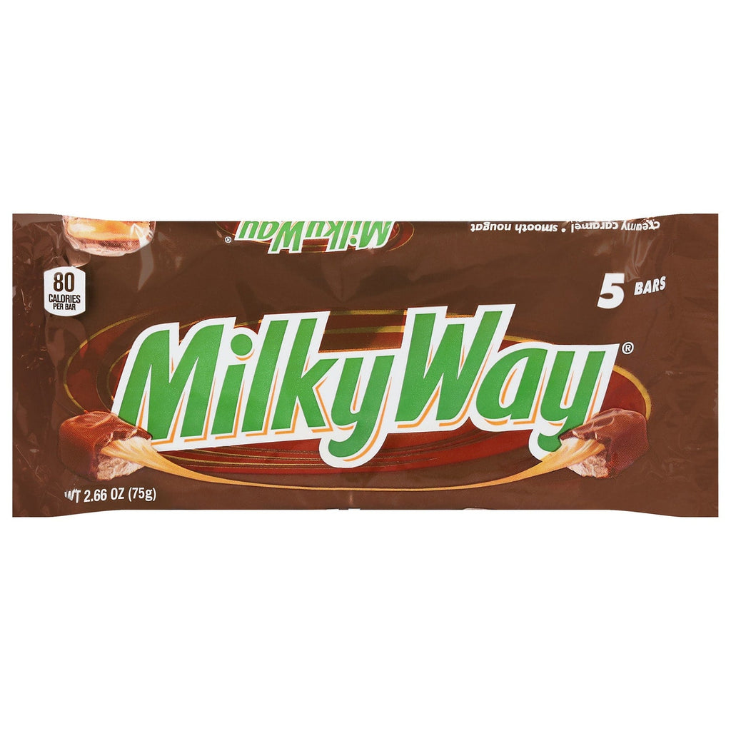 Milky Way Chocolate Candy Bars, 5-pc Pack.