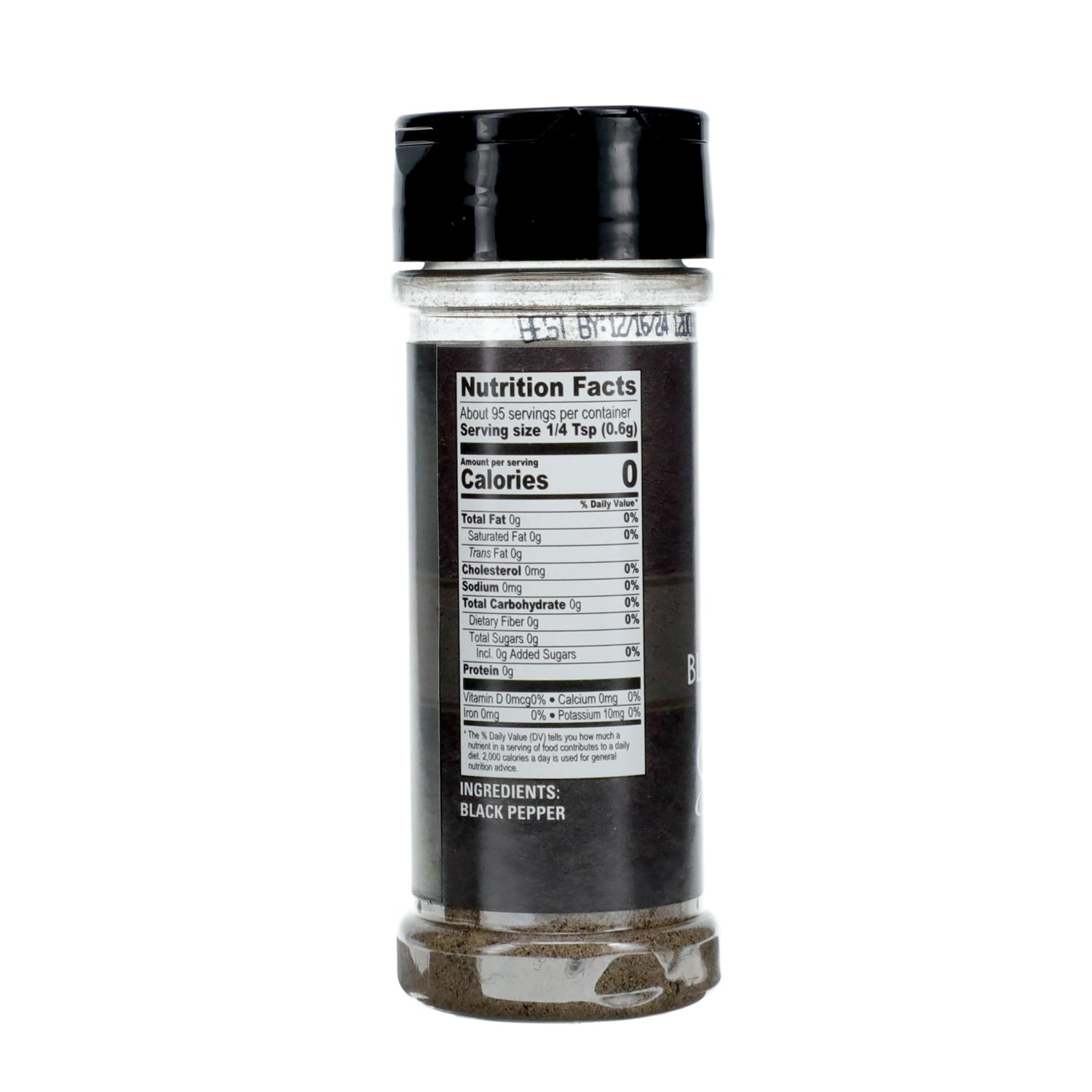 Supreme Tradition Ground Black Pepper, 2-oz. Bottle