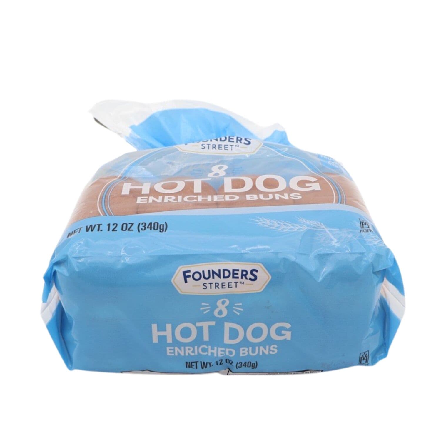 Founders Street Hot Dog Enriched Buns, 8-pc Pack.