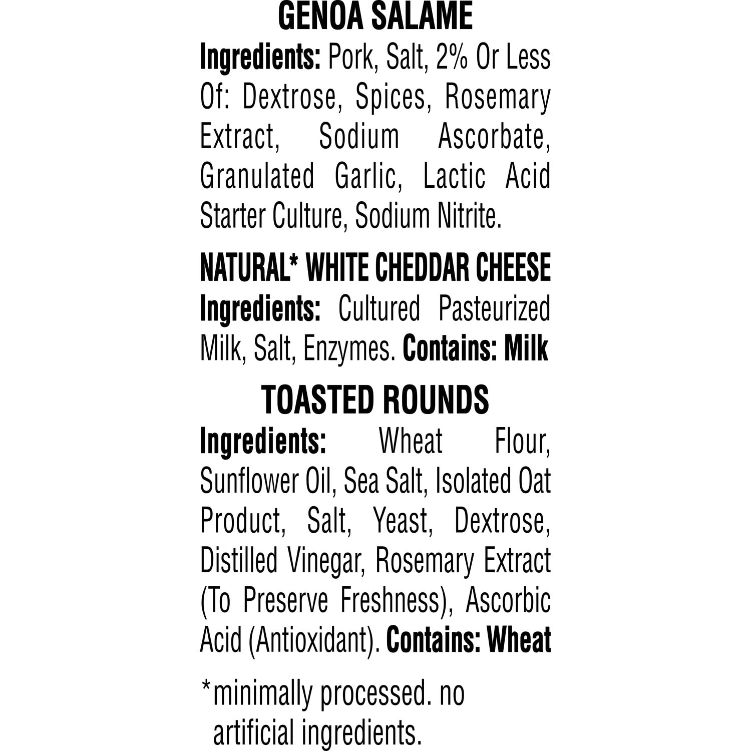 Hillshire Snacking Genoa Salami Deli Lunch Meat and White Cheddar Cheese Snacking Small Plates, 2.76 oz.