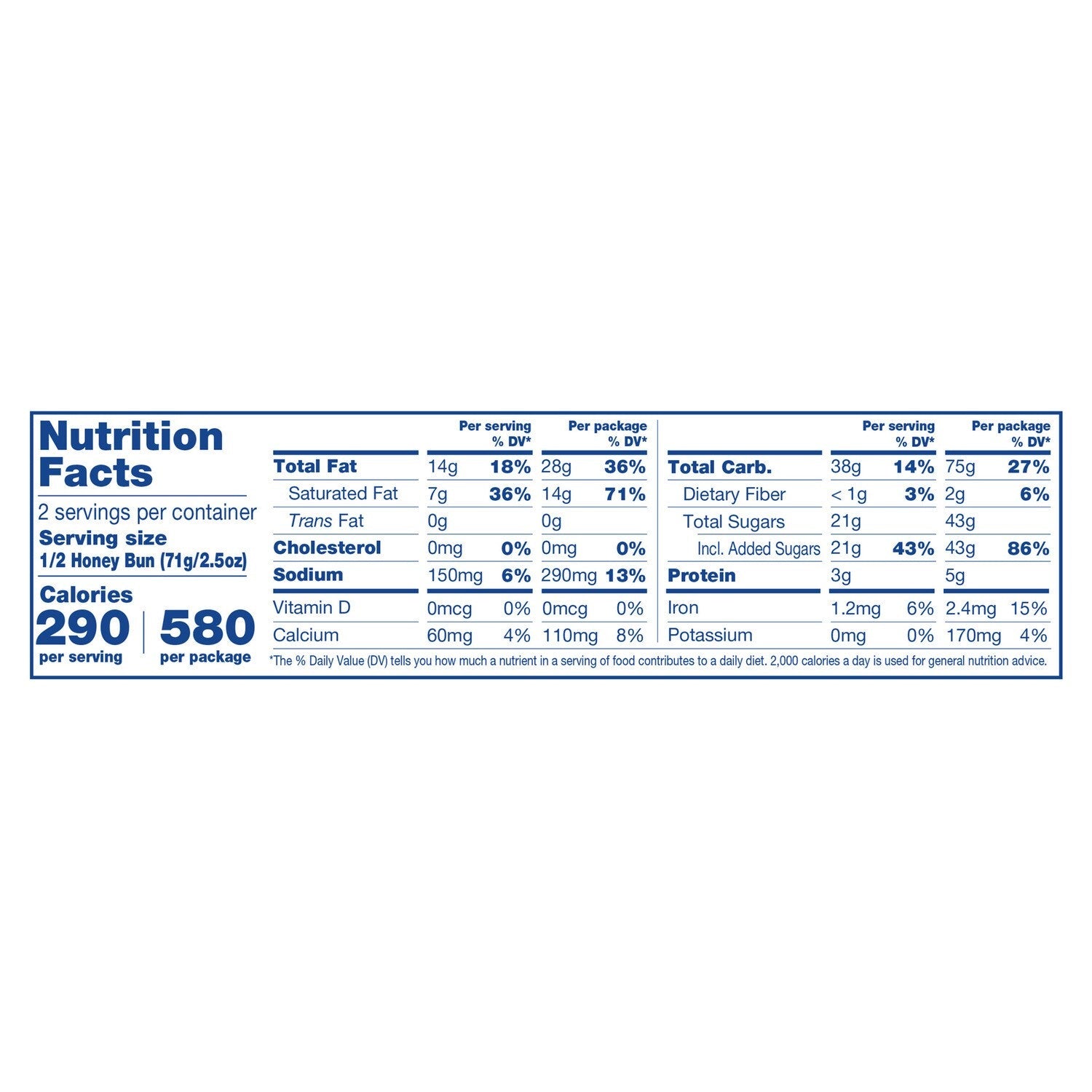 Tastykake Boston Creme Honey Bun, 1-ct.