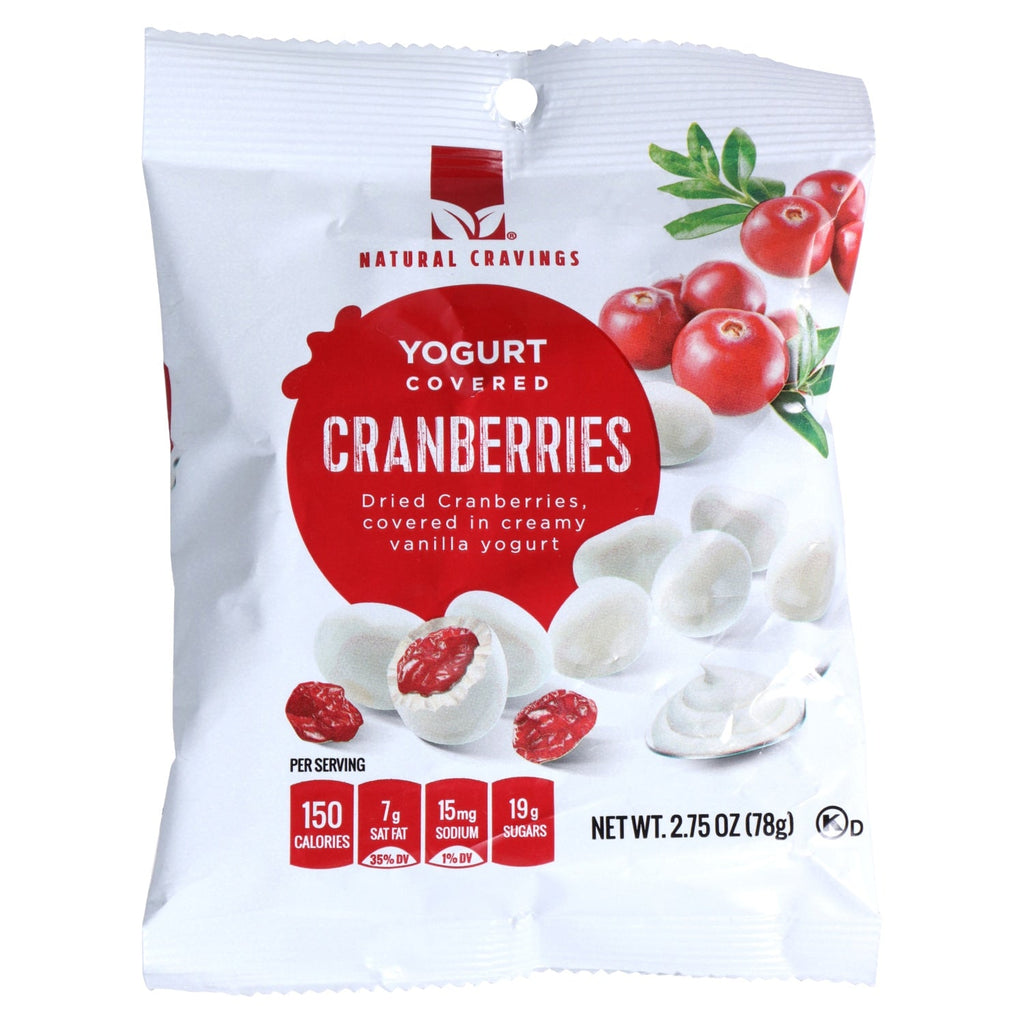 Natural Cravings Yogurt Covered Cranberries, 2.75-oz.